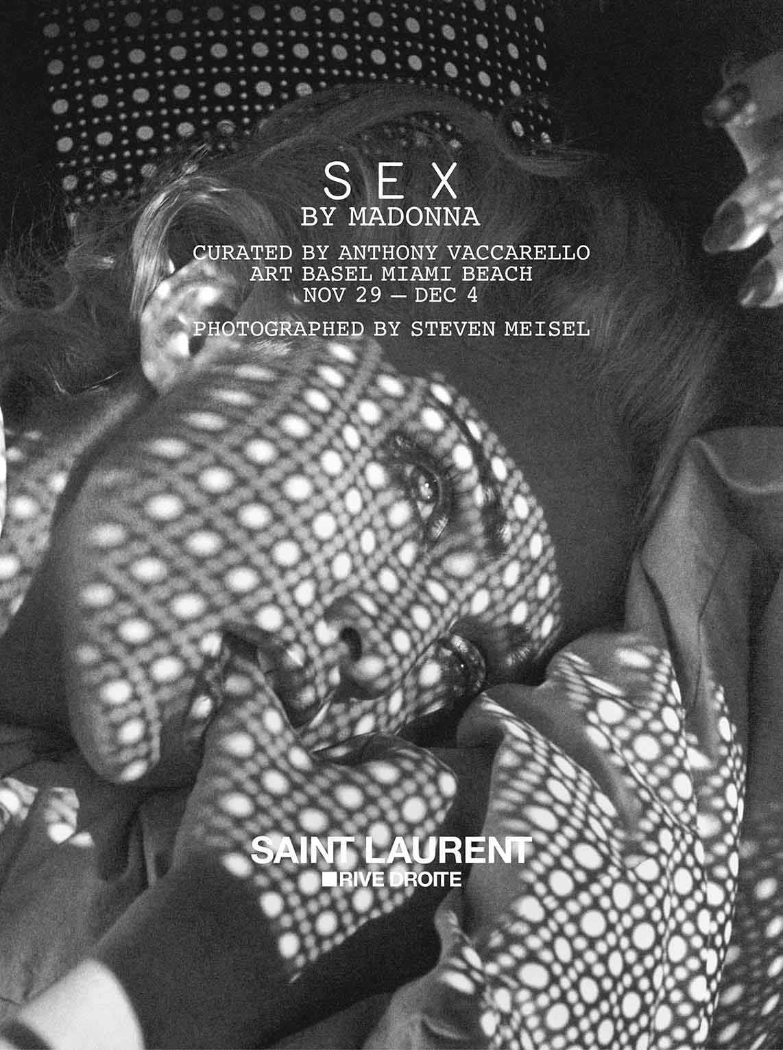 Saint Laurent Rive Droite Sex By Madonna ph Steve Meisel